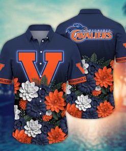 Virginia Cavaliers NCAA Flower Hawaii Shirt For Fans Ver 26