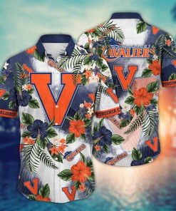 Virginia Cavaliers NCAA Flower Hawaii Shirt For Fans Ver 27