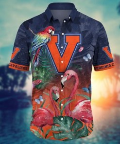 Virginia Cavaliers NCAA Flower Hawaii Shirt For Fans Ver 28