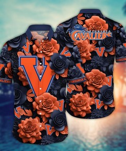 Virginia Cavaliers NCAA Flower Hawaii Shirt For Fans Ver 3