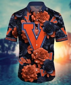 Virginia Cavaliers NCAA Flower Hawaii Shirt For Fans Ver 3