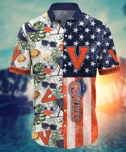 Virginia Cavaliers NCAA Flower Hawaii Shirt For Fans Ver 30