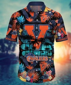 Virginia Cavaliers NCAA Flower Hawaii Shirt For Fans Ver 32