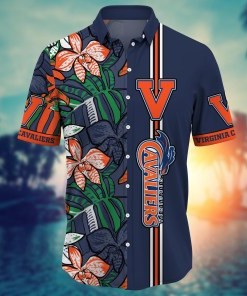 Virginia Cavaliers NCAA Flower Hawaii Shirt For Fans Ver 34