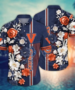 Virginia Cavaliers NCAA Flower Hawaii Shirt For Fans Ver 37