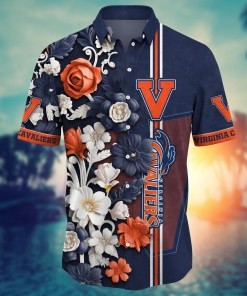 Virginia Cavaliers NCAA Flower Hawaii Shirt For Fans Ver 37