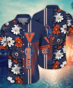 Virginia Cavaliers NCAA Flower Hawaii Shirt For Fans Ver 4