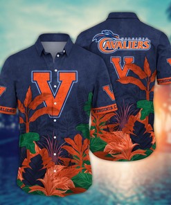Virginia Cavaliers NCAA Flower Hawaii Shirt For Fans Ver 5