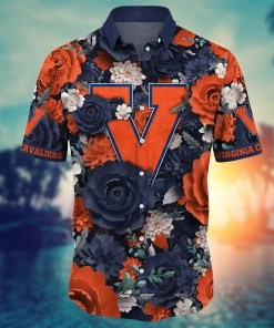 Virginia Cavaliers NCAA Flower Hawaii Shirt For Fans Ver 6
