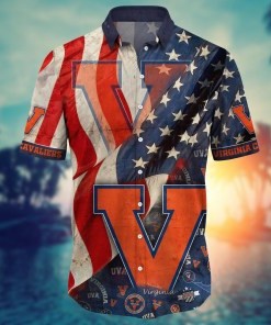 Virginia Cavaliers NCAA Flower Hawaii Shirt For Fans Ver 7
