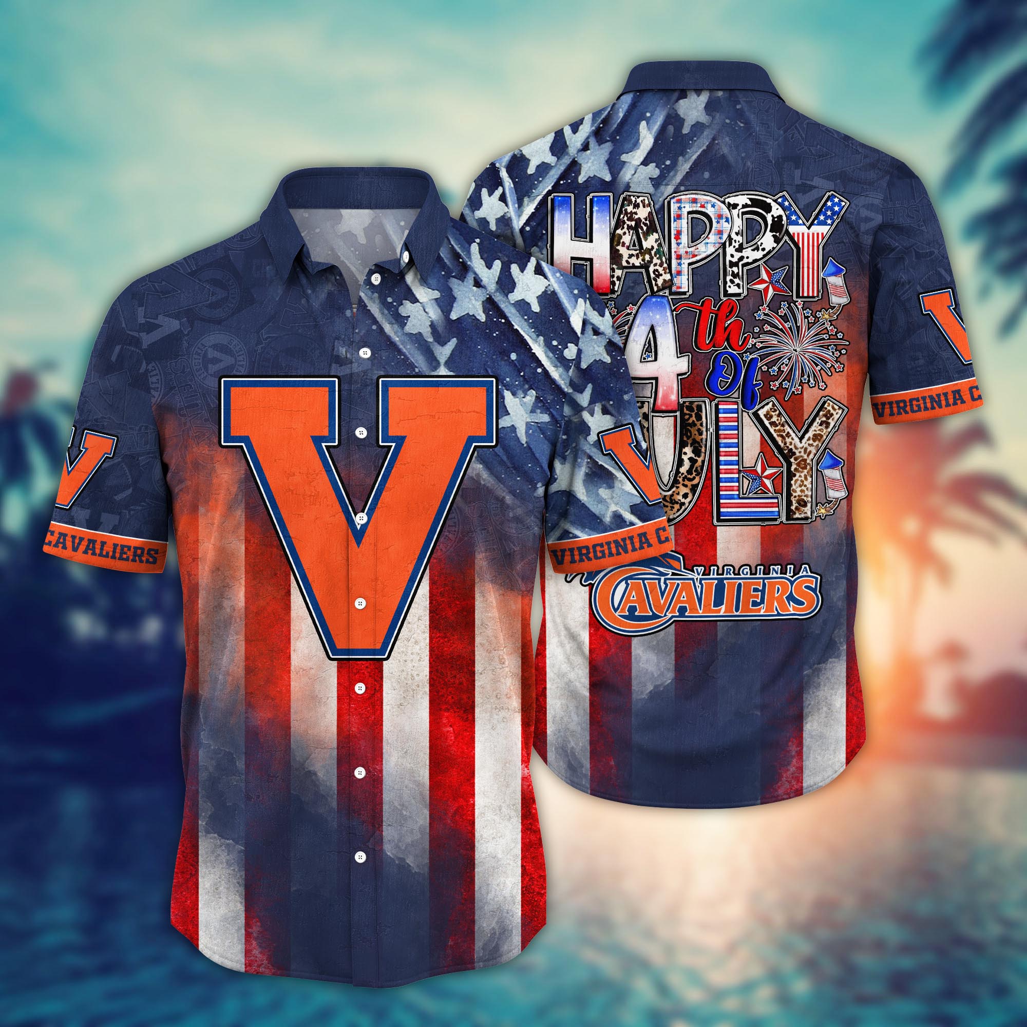 Virginia Cavaliers NCAA Hawaii Shirt Ver 2