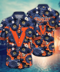 Virginia Cavaliers NCAA Hawaiian Shirt for This Summer Customize Shirt Any Team