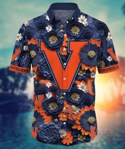 Virginia Cavaliers NCAA Hawaiian Shirt for This Summer Customize Shirt Any Team