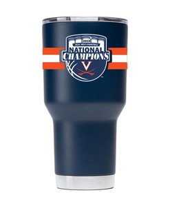 Virginia National Champs Navy Striped Tumbler - Show your Virginia National Champs Pride