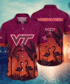Virginia Tech Hokies NCAA Flower Hawaii Shirt For Fans Ver 10