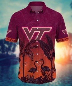 Virginia Tech Hokies NCAA Flower Hawaii Shirt For Fans Ver 10