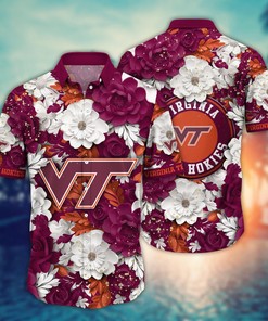 Virginia Tech Hokies NCAA Flower Hawaii Shirt For Fans Ver 11