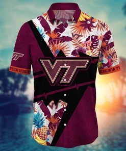 Virginia Tech Hokies NCAA Flower Hawaii Shirt For Fans Ver 12