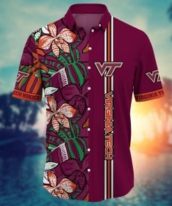 Virginia Tech Hokies NCAA Flower Hawaii Shirt For Fans Ver 13