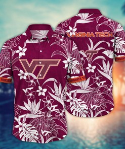 Virginia Tech Hokies NCAA Flower Hawaii Shirt For Fans Ver 15