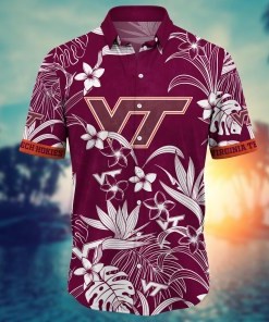 Virginia Tech Hokies NCAA Flower Hawaii Shirt For Fans Ver 15