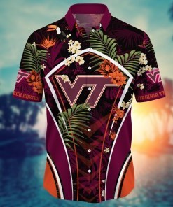 Virginia Tech Hokies NCAA Flower Hawaii Shirt For Fans Ver 17