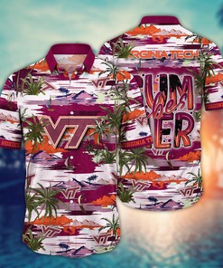 Virginia Tech Hokies NCAA Flower Hawaii Shirt For Fans Ver 18