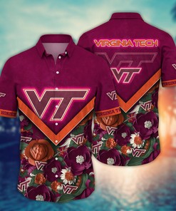 Virginia Tech Hokies NCAA Flower Hawaii Shirt For Fans Ver 20