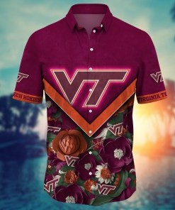 Virginia Tech Hokies NCAA Flower Hawaii Shirt For Fans Ver 20