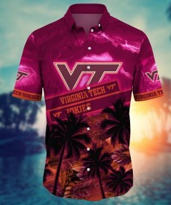 Virginia Tech Hokies NCAA Flower Hawaii Shirt For Fans Ver 21