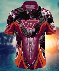 Virginia Tech Hokies NCAA Flower Hawaii Shirt For Fans Ver 22