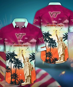 Virginia Tech Hokies NCAA Flower Hawaii Shirt For Fans Ver 23