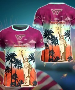 Virginia Tech Hokies NCAA Flower Hawaii Shirt For Fans Ver 23