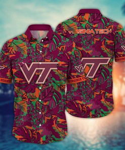 Virginia Tech Hokies NCAA Flower Hawaii Shirt For Fans Ver 29