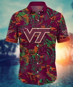 Virginia Tech Hokies NCAA Flower Hawaii Shirt For Fans Ver 29