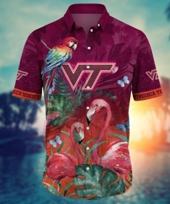 Virginia Tech Hokies NCAA Flower Hawaii Shirt For Fans Ver 31