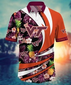 Virginia Tech Hokies NCAA Flower Hawaii Shirt For Fans Ver 6