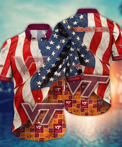 Virginia Tech Hokies NCAA Flower Hawaii Shirt For Fans Ver 9