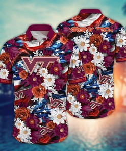 Virginia Tech Hokies NCAA Hawaii Shirt Ver 3
