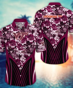 Virginia Tech Hokies NCAA Hawaiian Shirt, Aloha Shirt Ver 1