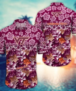 Virginia Tech Hokies NCAA Hawaiian Shirt Gift For Fan