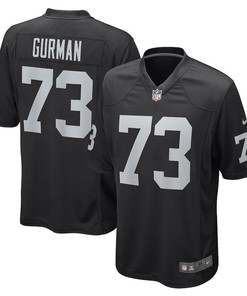 Vitaliy Gurman Las Vegas Raiders Game Player Jersey - Black