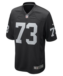 Vitaliy Gurman Las Vegas Raiders Game Player Jersey - Black