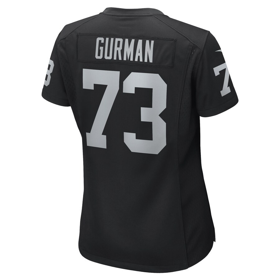 Vitaliy Gurman Las Vegas Raiders Women's Game Player Jersey - Black