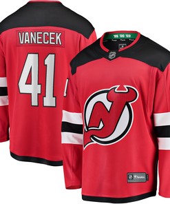 Vitek Vanecek New Jersey Devils Fanatics Branded Home Breakaway Player Jersey - Red Nhl