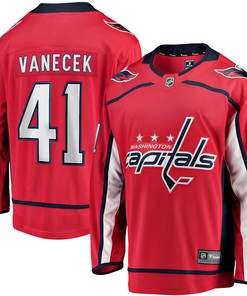 Vitek Vanecek Washington Capitals Fanatics Branded Home Breakaway Player Jersey - Red Nhl
