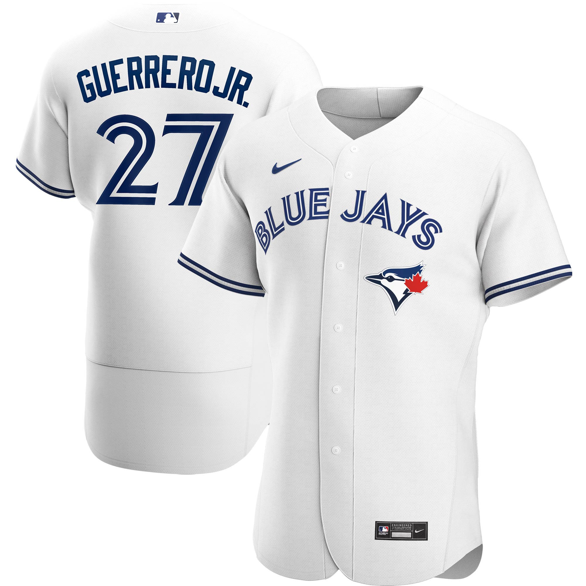 Vladimir Guerrero Jr. Toronto Blue Jays Home Authentic Player Jersey - White Mlb
