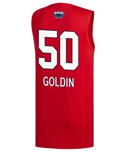 Vladislav Goldin 50 FAU Owls 2023 March Madness Basketball Men Jersey- Red