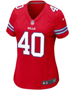Von Miller 40 Buffalo Bills Women's Alternate Game Jersey - Red Jersey