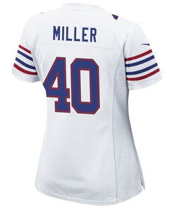 Von Miller 40 Buffalo Bills Women's Game Jersey - White Jersey
